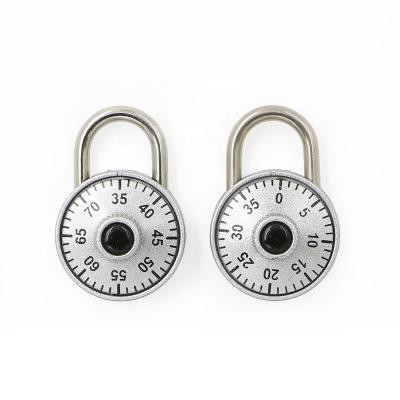 China Clock 9981 Zinc Alloy Plastic Padlock Safe Turntable Lock For Travel Backpack for sale