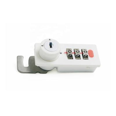 China Modern 9157 High Quality Plastic 3 Digit Code Locker Lock Furniture Security Lock Gym Cabinet Lock for sale