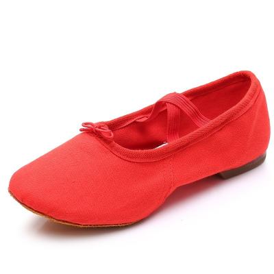 China Soft/comfortable/light cowhide leather sole dance shoes women ballet shoes for sale