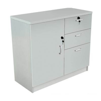 China 3 drawers one door Melamine Office Cabinet vertical file cabinet for sale