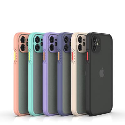 China Anti-fall Frosted Skin For iPhone 11 Case Cell Phone Bags Cell Phone Accessories For iphone 12 Case for sale