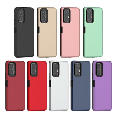 China Shockproof Phone Case For ZTE A7 2020 Painting Full Cover TPU Leather PC 2 In 1 Material Mobile Phone Case for sale