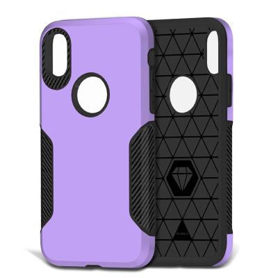 China Shock Make Cell Phone Case For ZTE Greedy 4, Armor Carbon Fiber Shockproof Hard Back Cover Case For ZTE Greedy 4 Resistant for sale