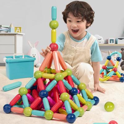 China Educational Toy 30 Years Factory Wholesale Magnet Educational Game Magnetic Balls Sticks Toys For Children for sale