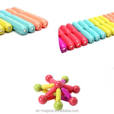 Китай Toy Factory Wholesale Magnetic Bars and Balls Blocks Educational Toys with Free Sample продается