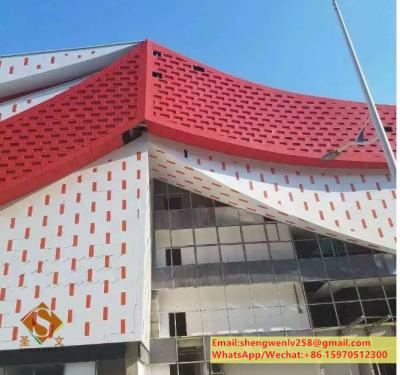 China Metal Decorative Panel Aluminium Screen Metal Facade System For Wall Cladding Decoration for sale