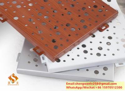 China CNC perforated sheet metal panel Outdoor aluminium sheet facade cladding for facade exterior cladding for sale