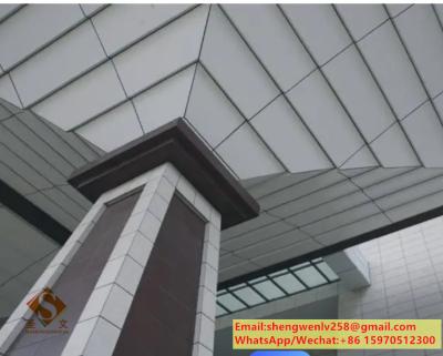 China 3D Aluminum perforated cladding panel for curtain wall facade cladding wall panel with outside use hollow design for sale