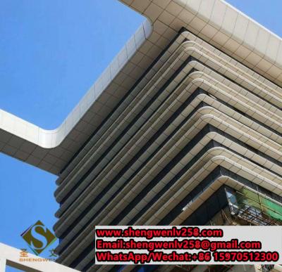 Cina Metal Cladding Aluminum Veneer Building 3D Facade Panel in vendita