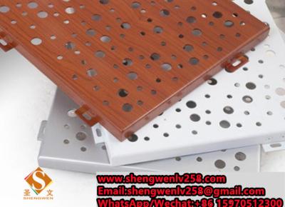 China Facade Panels Modern Exterior Decorative Building Facades Metal Aluminum Perforated Facade Panel for sale