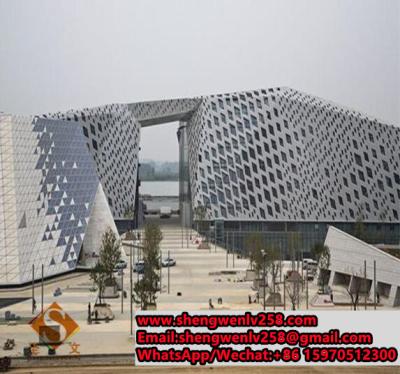 Cina New Design Aluminum Facade Cladding 3D Wall Panel in vendita