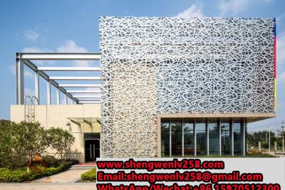 Cina Building Material Metal Facade Caldding Aluminum Perforated Wall Panel in vendita