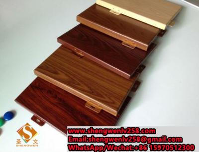 Cina Rust-Proof Aluminum Alloy Wall Cladding with Timber Look in vendita