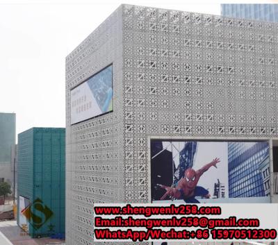 Cina Aceplate Aluminum Facade Perforated Panels Exterior Wall Panels for Building Materials in vendita