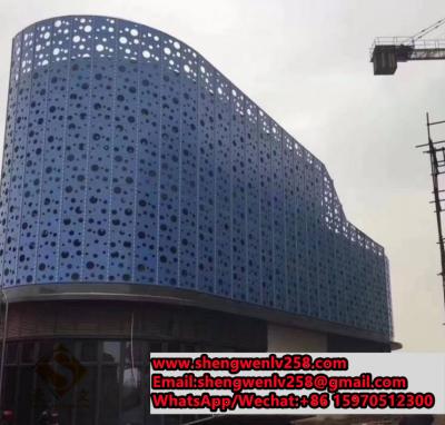 China 3D Aluminum Facade Wall Panels Laser Cut Aluminum Panel for Wall Material for sale