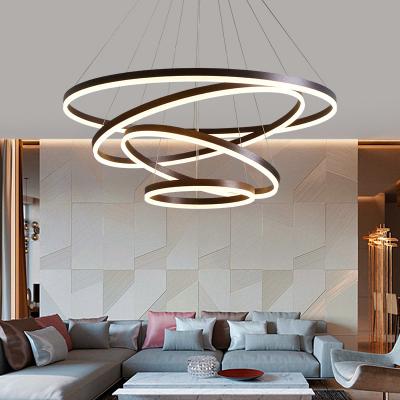 China Bedroom Decorative Aluminum Acrylic Pendant Light Dining Room Kitchen Lighting Modern Led Pendant Light for sale