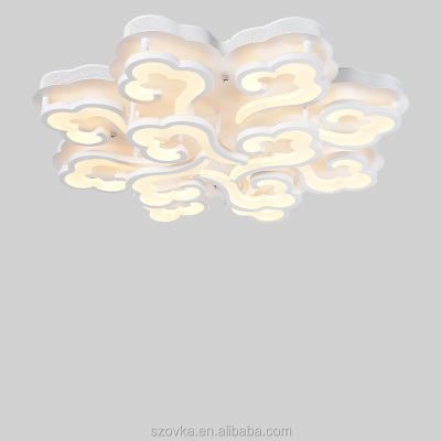 China Zhongshan Surface Mounted White Black Suspended Led Flush Mount Ceiling Lamp Ceiling Lights for sale