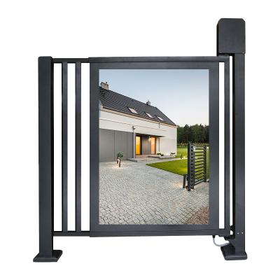 China Modern Automatic Face Recognition Advertising Media Swing Door Sensor Access Control System for sale