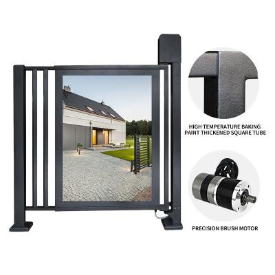 China Modern Good Prices Safe Electronic Swing Advertising Door For Security Go In And Out for sale