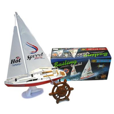 China Battery Operated Toy DIY Boat Toys 4CH Sailing Yacht Kids Toys for sale