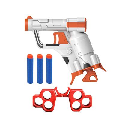 China Toy Space Wars Air Pistol Gun Weapon Toy with Soft Foam Rubber Slant Darts and 6-Fired Storage for sale