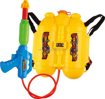 China Sports Toy Backpack Water Gun Set Kids Outdoor Sports Beach Toy For Kids Gifts for sale