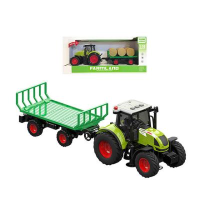 China Friction Toy Truck Toy For Children 1:16 Plastic Friction Farm Toy Tractors Kids Toys for sale