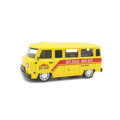 China Diecast Toy Diecast 1:36 Pull Back Bus With Light And Music for sale