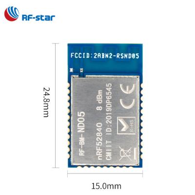 China Control FCC Long Range nrf52840 RF Transceiver Module 2.4GHz ZigBee Wire Remote Smart Nordic 8dBm Module For Home Automation for sale