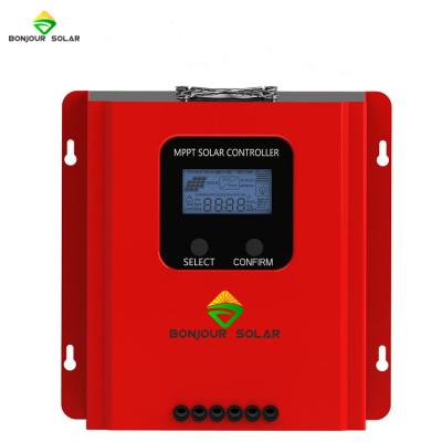 China 30Amp MPPT Solar System Controller Charge Controller Regulator 30A 12v 24v 48v LCD Solar Auto Sensing Display With Wifi Moniting for sale