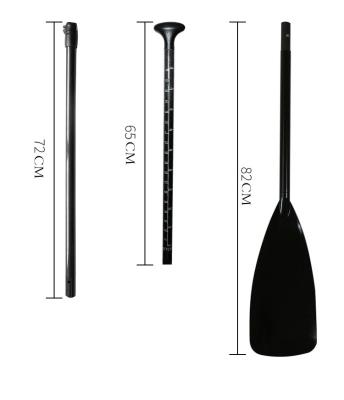 China Alansma Black 160cm 210CM Carbon Fiber Sup Paddle for sale