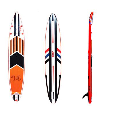 China Double Chamber & Layer 315x76x10cm EVA Surfboard for sale