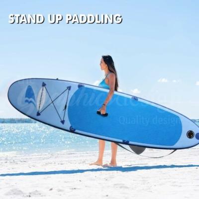 China Alansma 320*76*15 cm Stand Up Paddle Boards Inflatable Paddleboard SUP Board Surfboard for sale