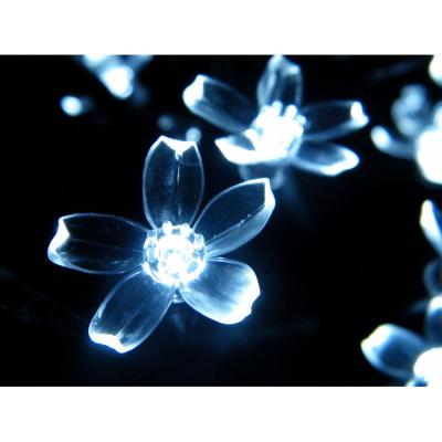 China Outdoor Indoor Decoration Newest Fashion Flower Fairy Cherry Blossom String Lights Christmas Tree Skirt Indoor Decorative Led Bonsai Light for sale