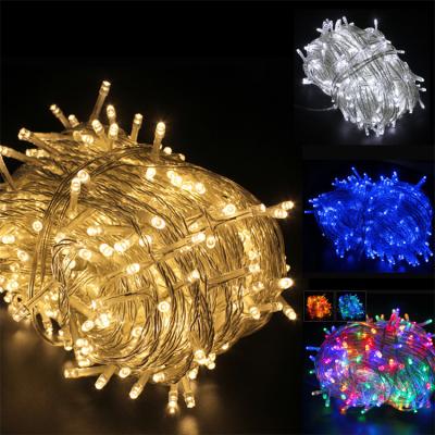 China Outdoor Indoor Decoration Effect Waterproof Christmas Party Garden Lights Outdoor Decor Round Solar Power Led String Light for sale