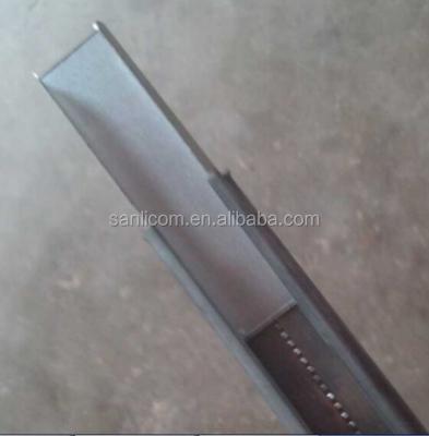 China Easily assembled galvanized steel profile connection slot for sale