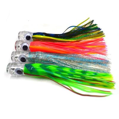 China 4 colors octopus skirt fishing bait sea trolling tuna fishing lures saltwater lures 11inch 136 g for sale