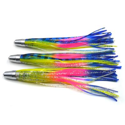 China CHOCT6  Marlin Lures Color bead head Bullet head trolling lures for big game fishing for sale