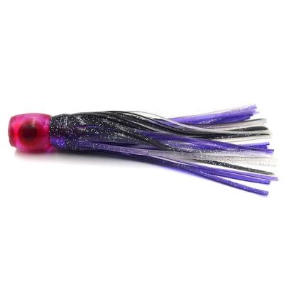 China CHOCT13  PVC head trolling lure 17cm 36g PVC skirts fishing lure soft octopus squid fishing bait for sale