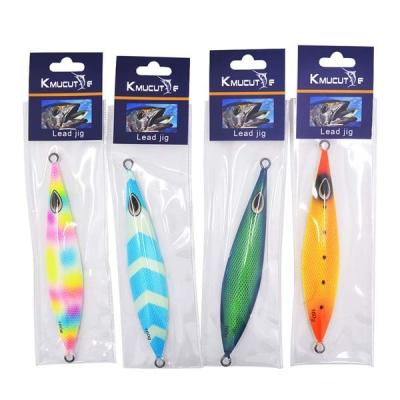 China CHLPSL27 160g 4pcs Metal jigging lure jerk bait UV GT fishing lure for a big game for sale