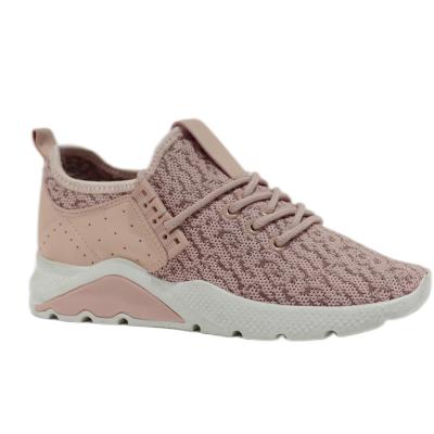 China CUSHIONING women wholesale injection fashion causal sneaker women fly to knit sports shoes fitness good for running walking lace up sneaker for sale