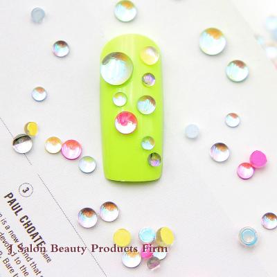 China Wholesale Colorful Flatback Crystal Rhinestones Manicure Goods Glass Art 1440pcs/bag 3D DIY Crystal Glass Stones Nal for sale