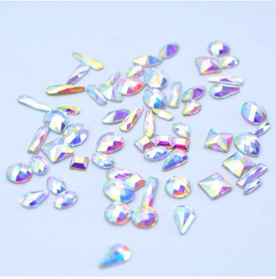 China 100pcs/pack Flatback Rhinestone Rhinestone Nail Art Decoration for sale