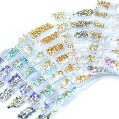 China Rhinestone Mix Color Mix Color Nail Art 3d Decoration 3d Nail Art 6 GRID/PACK for sale