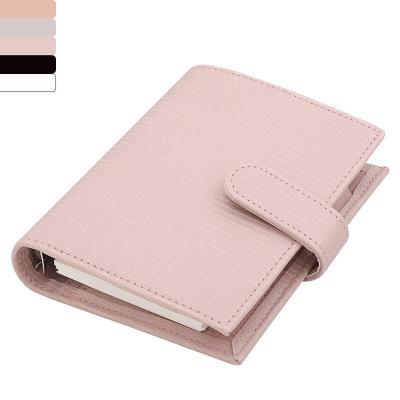 China Loop Closure Amazon Etsy Bestseller Lizard Print Organizer A7 Planner Portfolio Leather Binder with Envelopes, Sheets, Pen and Stickers Available for sale