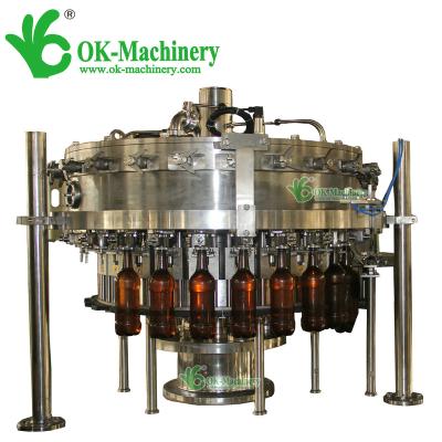 China Whole Food Line Easy To Operation Micro Glass Bottle Beer Filling Machine For Liquor for sale