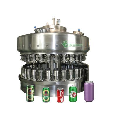 China Beverage Maker Packaging Machine Beverage Soda Can Filling Machine for sale