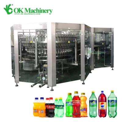 China Whole Line BKK02 A To Z Carbonated Beverage /Cola Filling Machine Line for sale