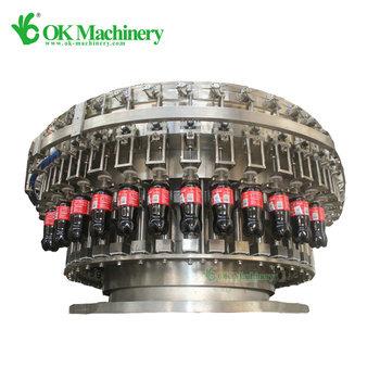 China BKK14 Automatic Carbonated Beverage Beverage 3 In 1 Filling Machine Line For Pet Bottle 25000 28000 30000 Bph for sale