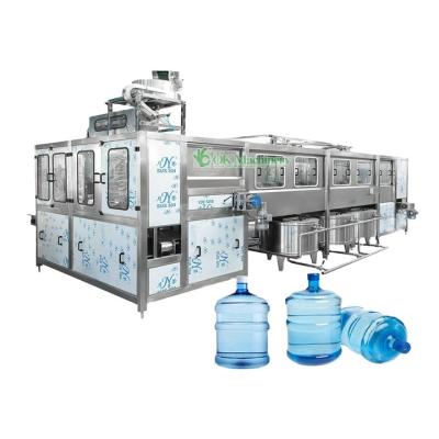 China 5 Gallon Mineral Water Bottle Filling Machine / 20L Mineral Water Production Line Complete Beverage Capper / Rinser Filler for sale